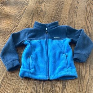 Columbia Two-Tone Blue Fleece Jacket